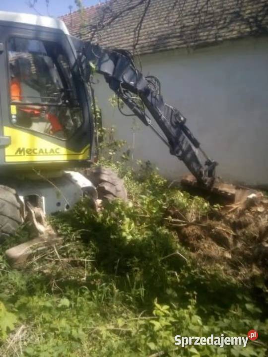 Usługi Koparkoładowarki Mecalac 12mxt