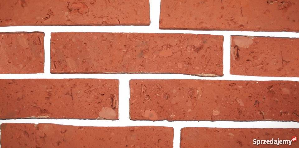 Płytki z cegły rozbiórkowej wewnętrzne