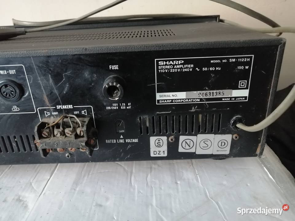 Wzmacniacz Sharp sm 1122 H wzmacniacz vintage Legnica sprzedam