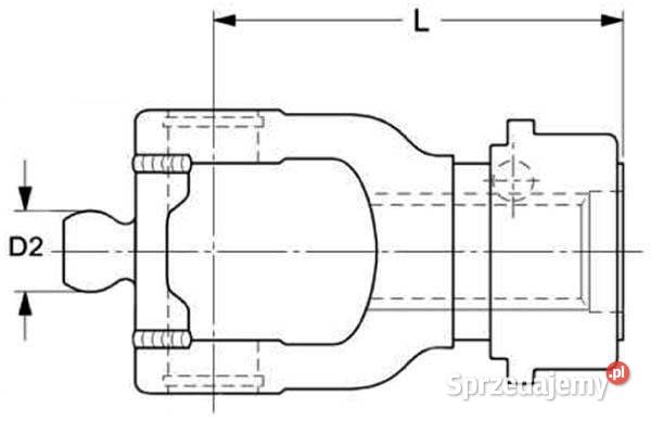 Widłak szybkozłączny z pierścieniem ustalającym Kamionna