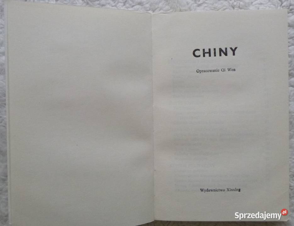 Chiny Qi Wen Rok wydania 1990 Warszawa