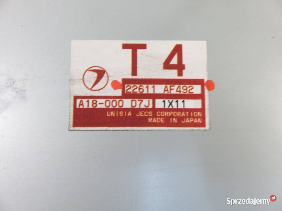 STEROWNIK SUBARU IMPREZA II 16 AWD 22611AF492