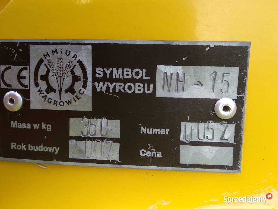 Stół do rzepaku Holland Korytnica