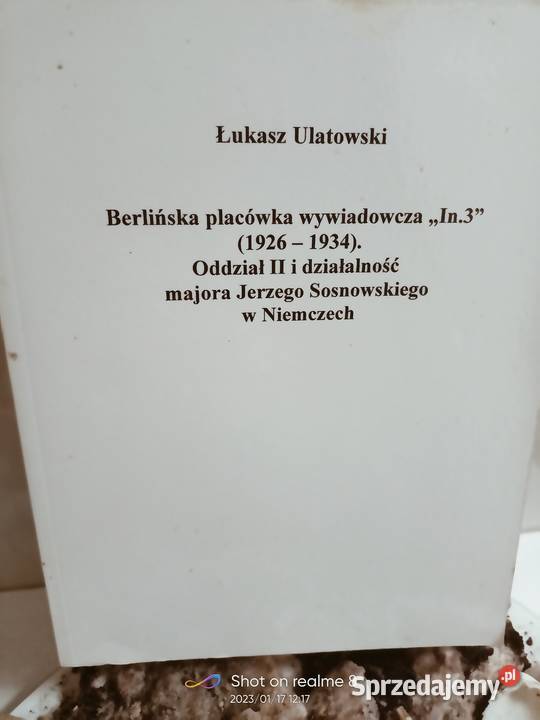 Ulanowski książki Berlińska placówka wywiadowczą Warszawa