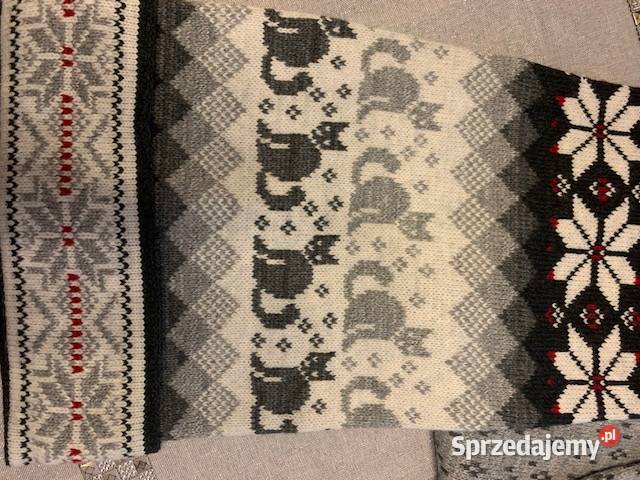 Komplet czapka z szalikiem dzianinowa damska Uniseks Moda i Styl Częstochowa