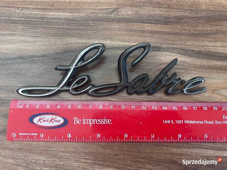 Napis emblemat z BUICKa LESABRE Świebodzin