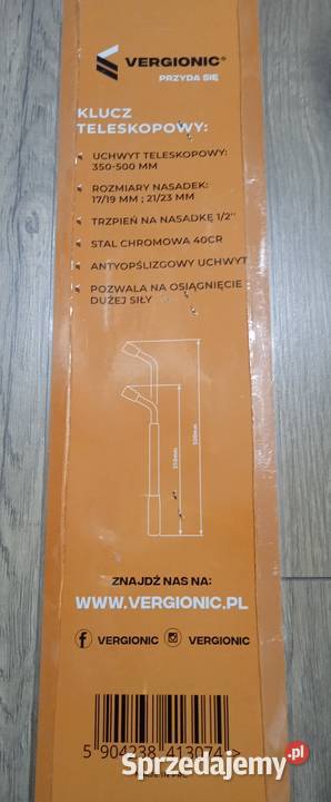 Klucz teleskopowy 17 19 21 23 Poznań
