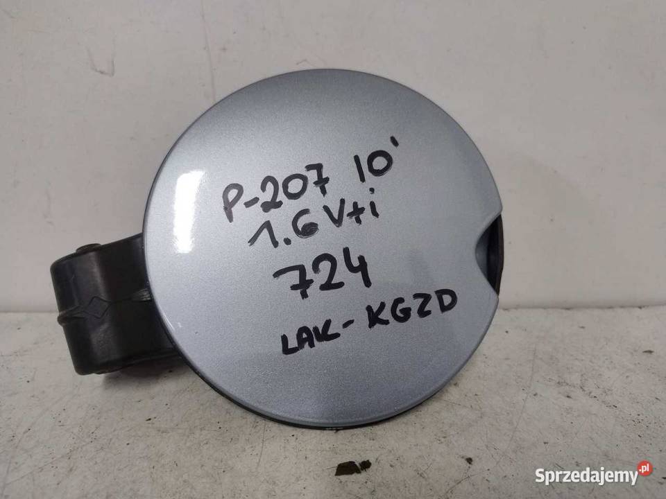 KLAPKA WLEWU PALIWA PEUGEOT 207 KGZD Klapki wlewu paliwa Karoseria wielkopolskie