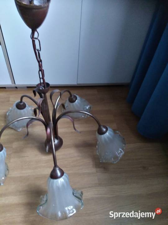Lampa wisząca sufitowa żyrandol z motywem sprzedam