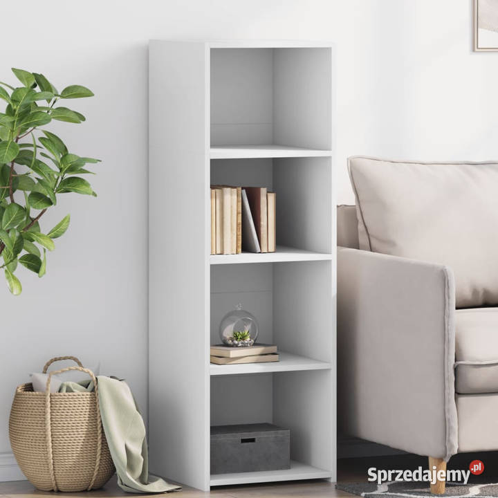 Wysoka szafka biała 40x41x124 materiał Warszawa