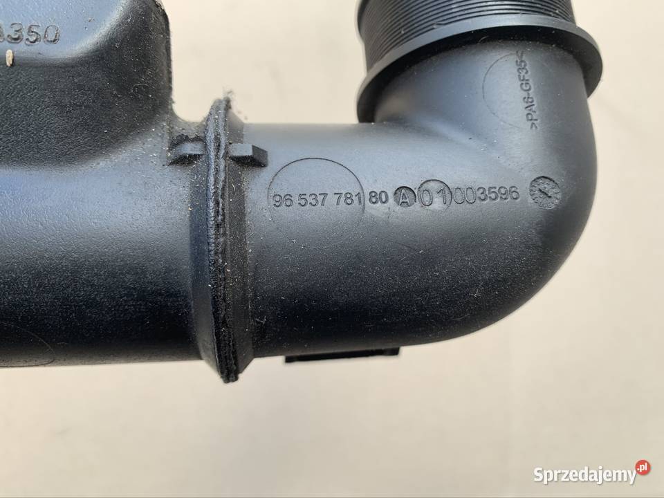 9653778180 rezonator rura powietrza Ford peugeot