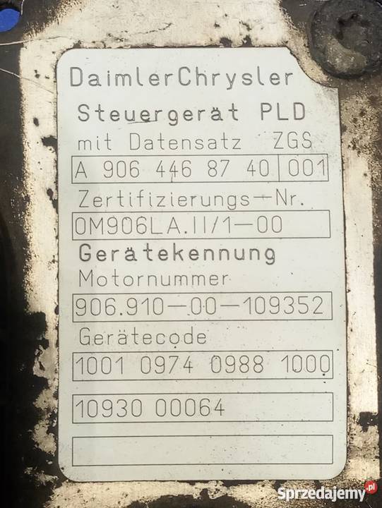 KOMPUTER STEROWNIK SILNIKA OM 906 LA 1223 ciężarowe