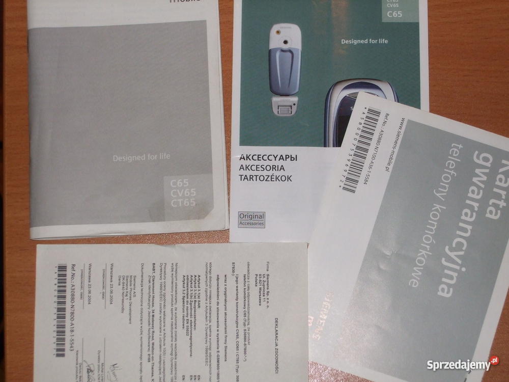 TELEFON SIEMENS C65 Łask sprzedam