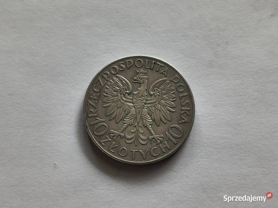 10 1933 Sobieski srebro Ag 750 zachodniopomorskie Szczecin