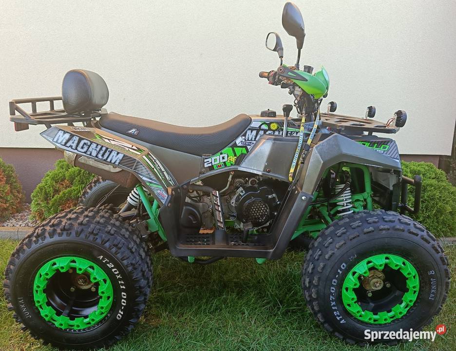 Quad 200 11 z pługiem Ponikiew Duża