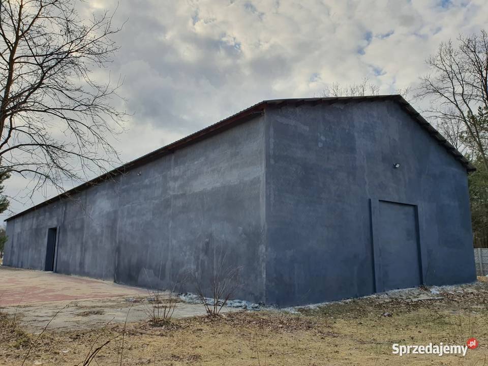 Wynajem DOM 80m2 GARAŻ 120m2 HALA 1000m2 teren Józefów sprzedam