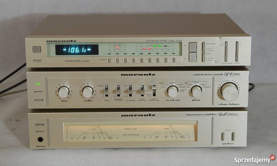 Marantz ST 521 szampański tuner stereo vintage Szczodre