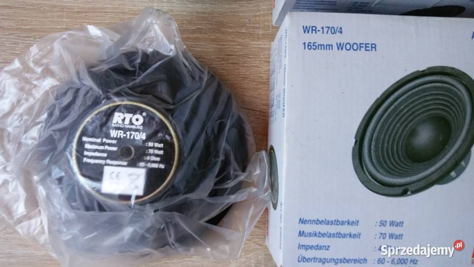 Glośnik RTO Woofer 165mm Wrocław