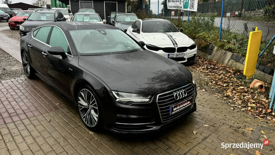Audi A7 30t quattro moc 413 61 tyskm perfekt kamera cofania Audi Gdańsk