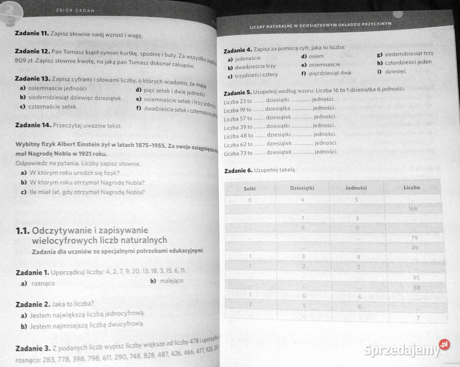 Matematyka z klasą Kl 4 Zbiór zadań Monika Kunc lubelskie Chełm