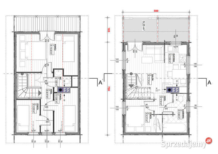 domek drewniany 70m2 MALAGA Września