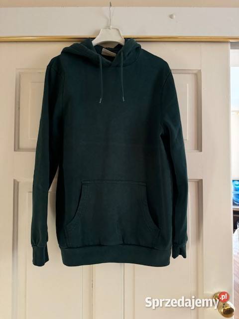 Bluza męska S CA zielona z kieszenią z kapturem C&A Częstochowa