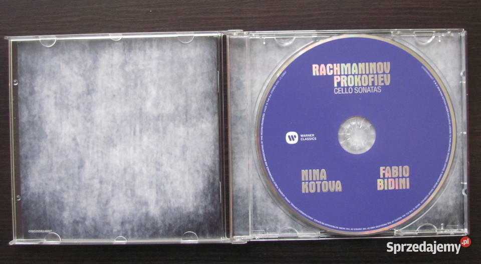 Rachmaninov Prokofiev Cello Sonatas Nina Kotova 1 płyta śląskie Sosnowiec sprzedam