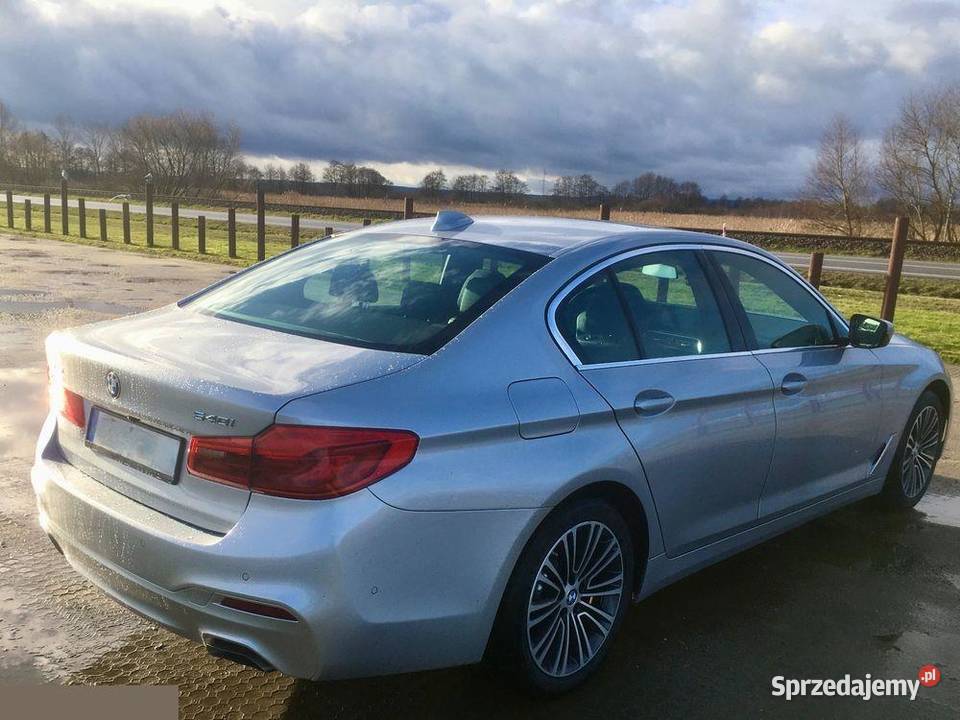 BMW Seria 5 540i 30 benzyna 340 GPF xDrive Rok produkcji 2019 Gdańsk