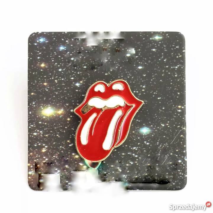 Znaczek metalowy przypinka The Rolling Stones Starachowice