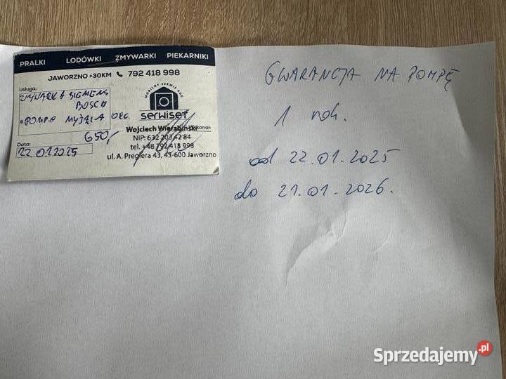 ZMYWARKA DO ZABUDOWY SIEMENS 45 STAN INOX