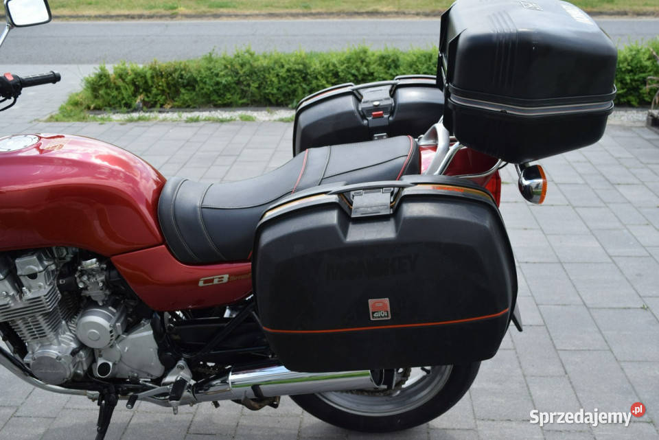 Honda CB 3 kufry Ładny stan 3 kufry 1 ręka z Śrem