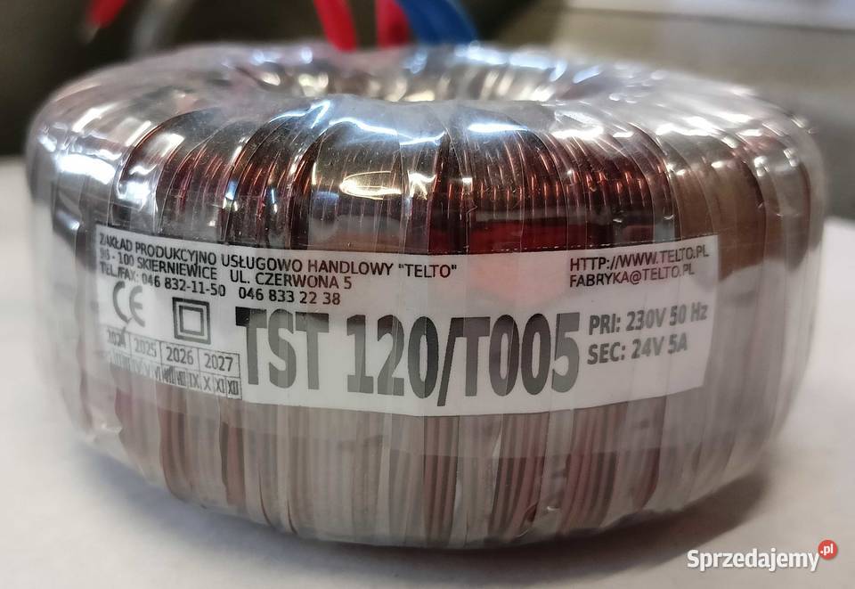 Transformator toroidalny 24V 5A Pozostałe Skierniewice