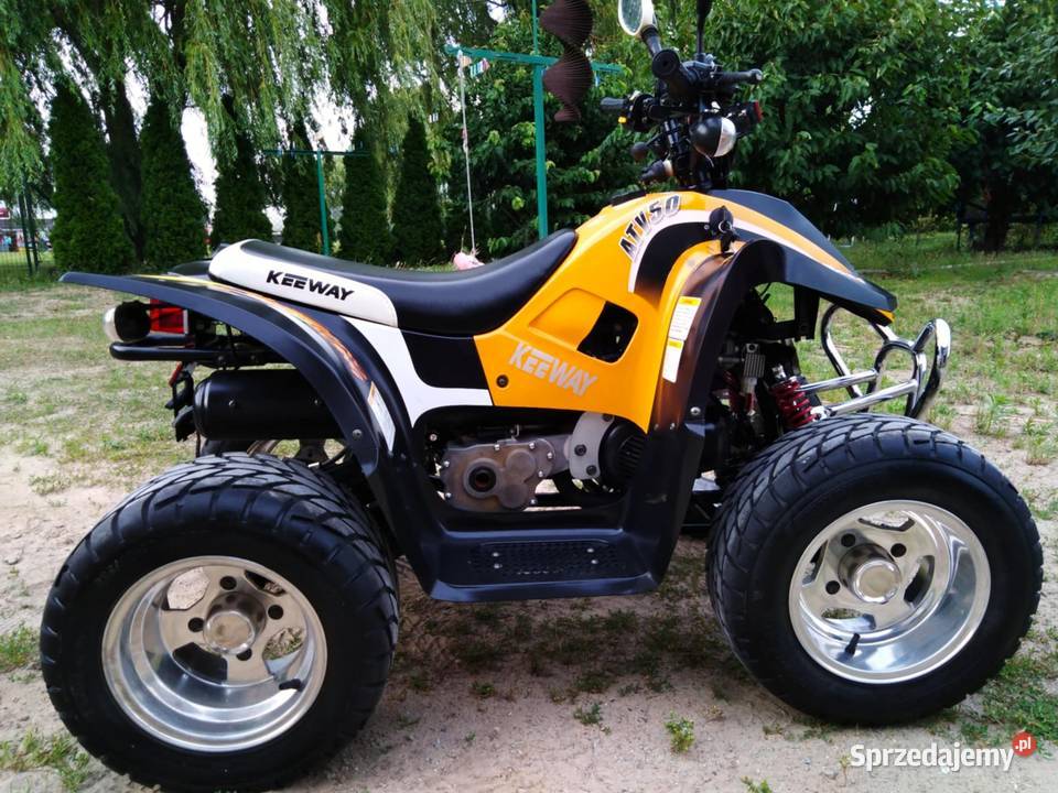 Quad 50CC w dużej ramiekoła 10 alufelgiwsteczny kujawsko-pomorskie Piotrków Kujawski