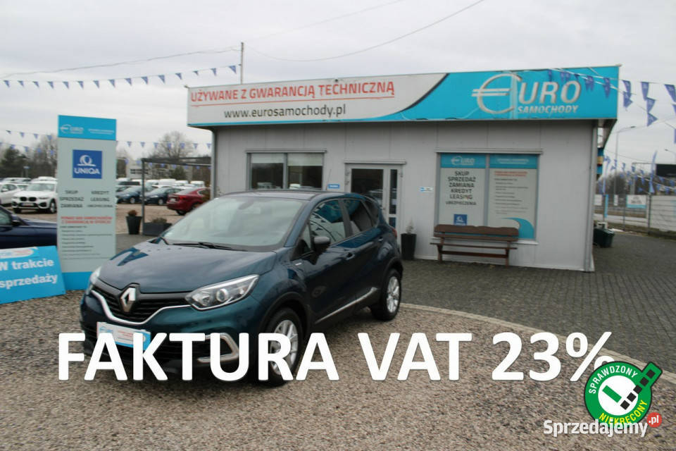 Renault Captur 15 dCi Energy Limited Navi Fvat Zarejestrowany w Polsce Warszawa