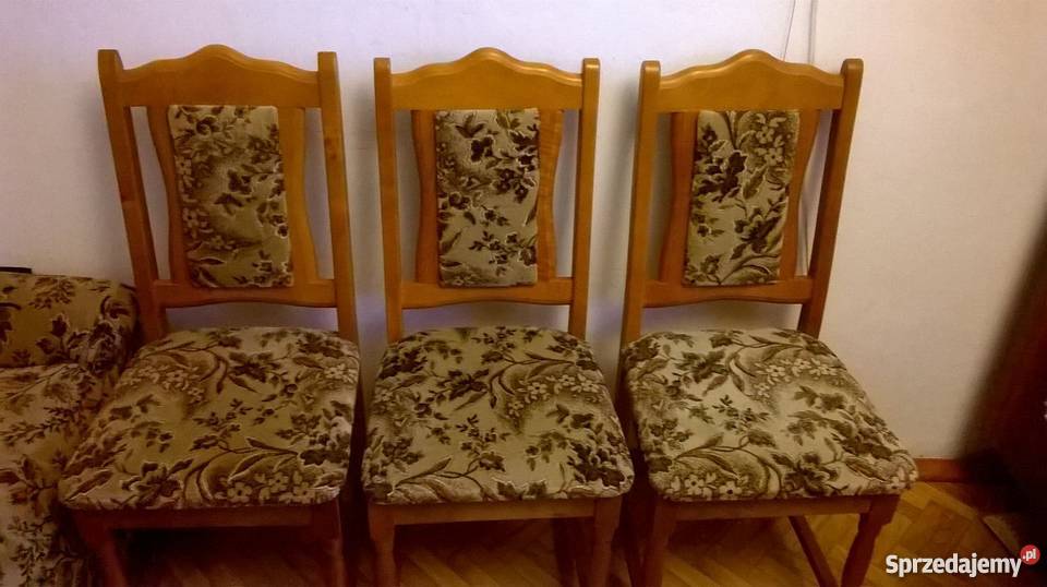 Sprzedam w zestawie łózko rozkładane 6 krzeseł Działdowo