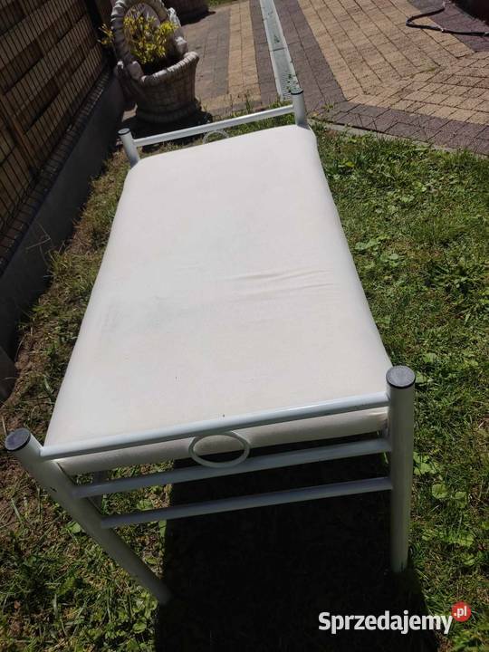 metalowa ławka z siedziskiem Gorzów Wielkopolski