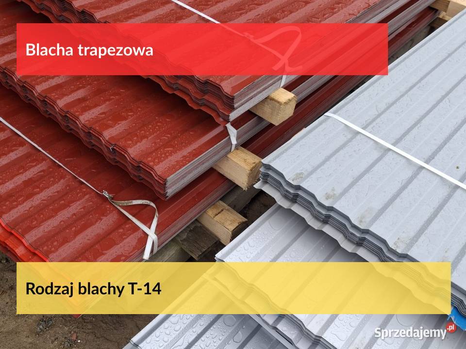 Blacha Trapezowa T14 2 gat w kolorze 6005 Pokrycia dachowe Puszczykowo