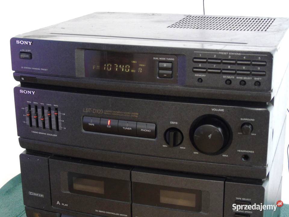 Wieża Sony LBTD109 mocna DOSTAWA podkarpackie
