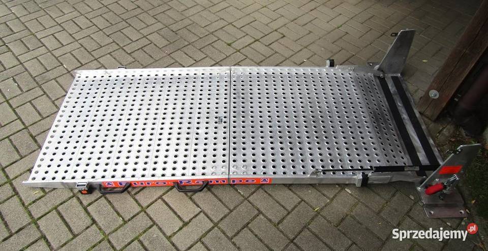 Rampa OBROTOWA podjazd wózek motor H 107 Cady Siekierczyn