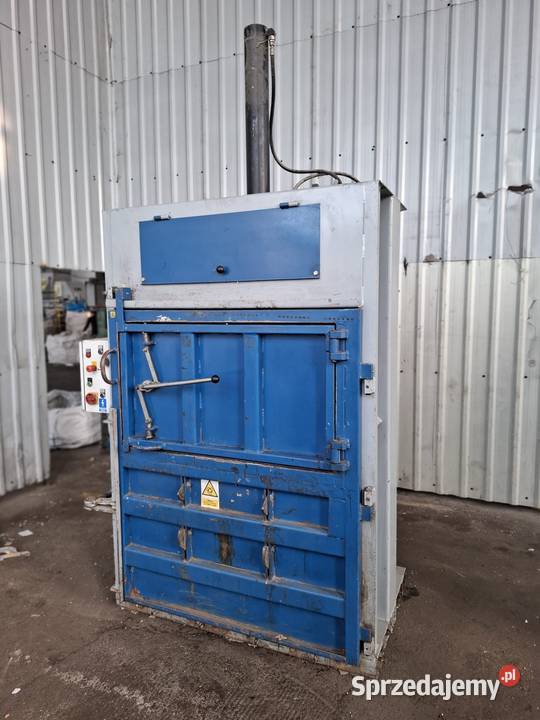 Belownica prasa zgniatarka do foli kartonu Drzewica