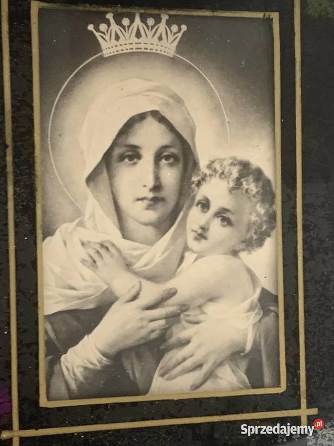 Stary Ładny obrazek Maryja Łowicz