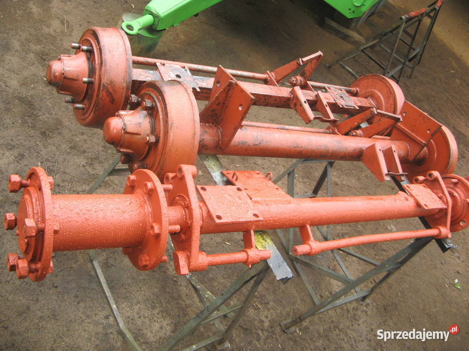 Fabrycznie nowe osie do rozrzutnika i przyczepy Ryki