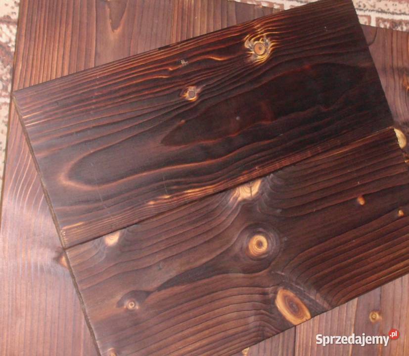 70 Deska opalana Shou Sugi Ban mazowieckie Warszawa