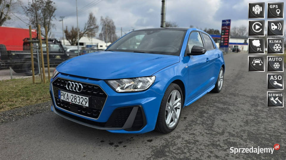 Audi A1 Sportback Pakiet S1 Czarny Dach czujnik parkowania Karczew