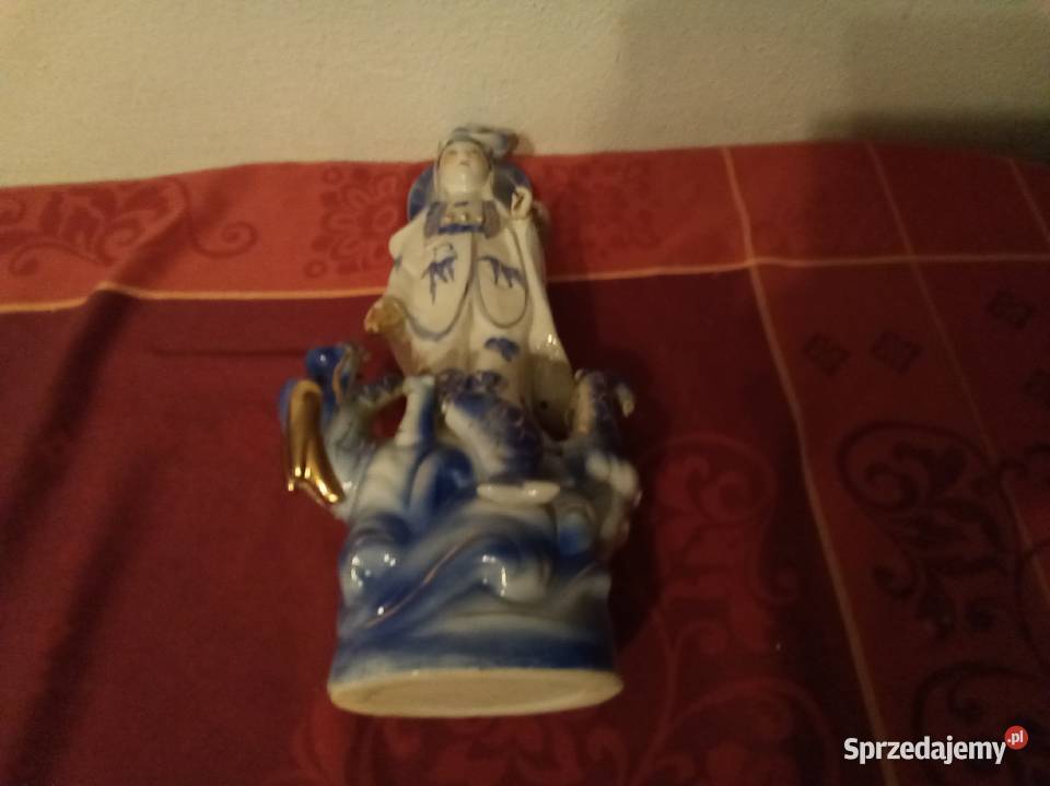 Duża chińska bogini obfitości ze smokiem Warszawa