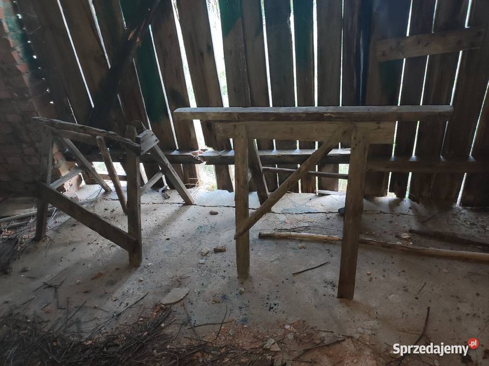 Stojak drewniany koziołek Kobyłka budowlany Krotoszyn sprzedam