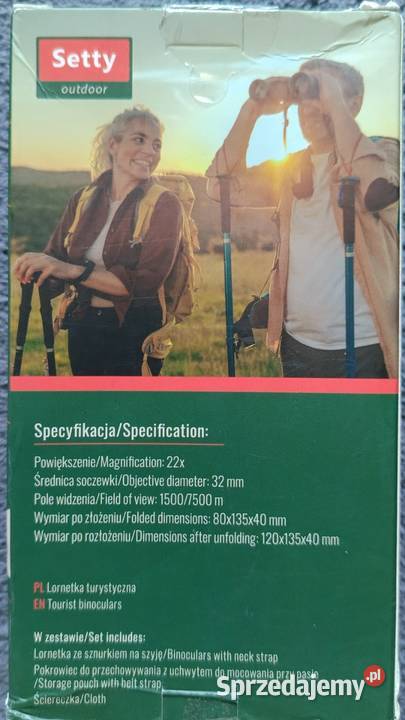 SETTY outdoor lornetka turystyczna 22X32 Ełk