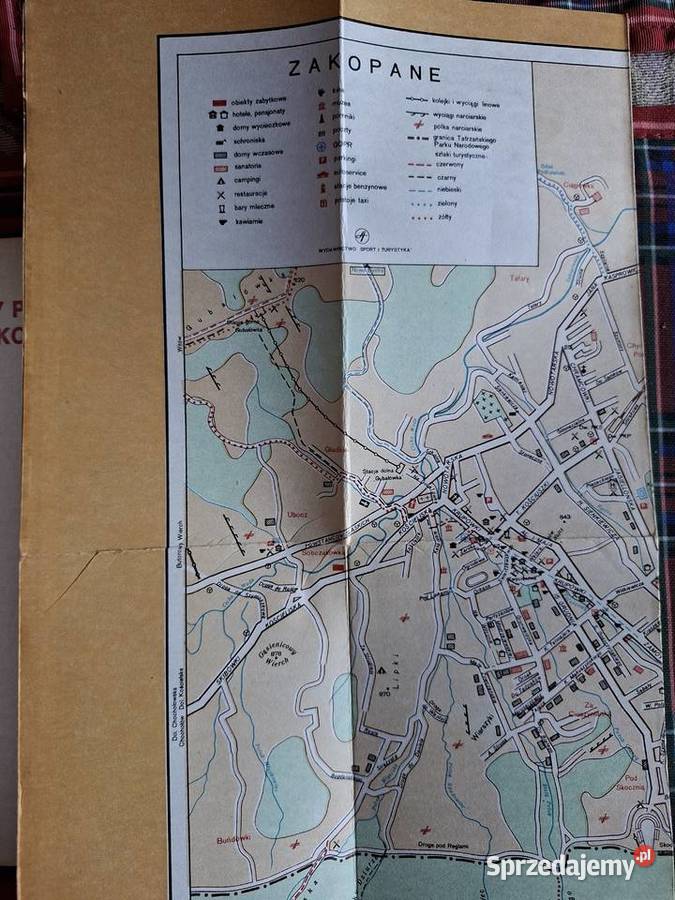 Tatry Polskie i Zakopane lato i zima Zbigniew Mapy i przewodniki małopolskie Kraków