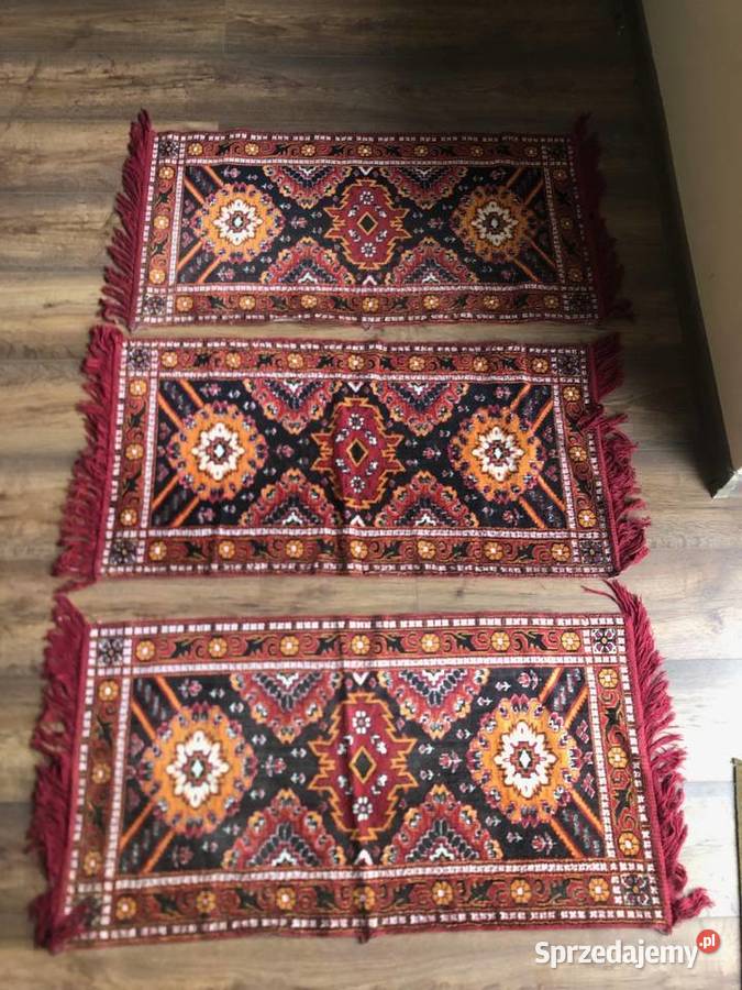 Gobelin Kilim Makatka Bieżnik z PRL Vintage Kraków sprzedam