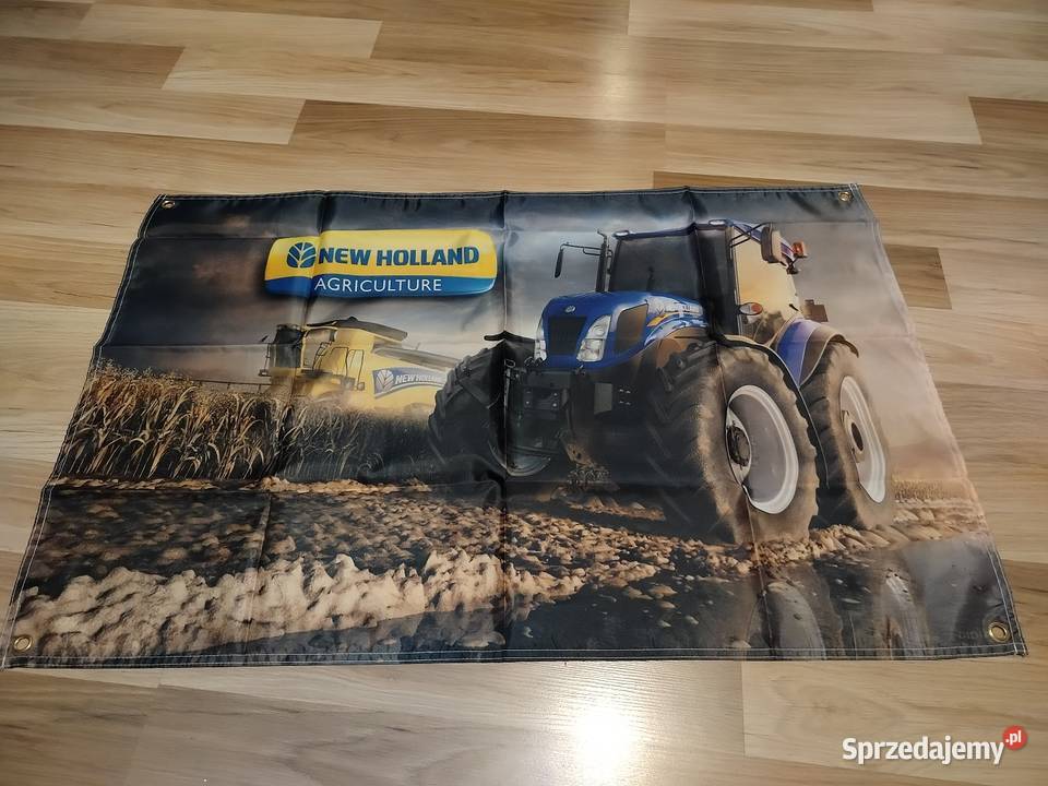 Holland Agriculture baner plakat materiałowy Napęd 4x4 Gniezno